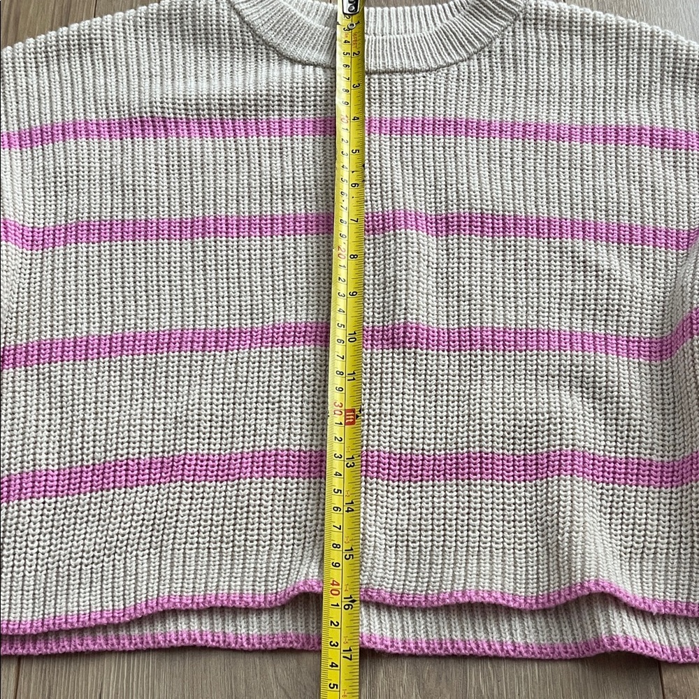 Only Women's Sweater in Cream and Pink - Picture 4 of 5
